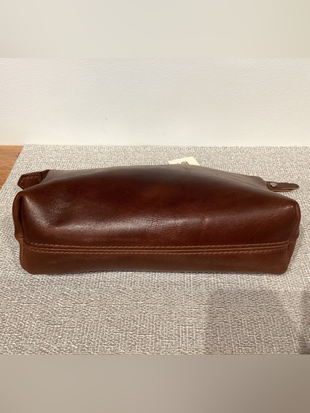 J W HULME American Heritage Large Brown Leather Pouch - Picture 3 of 5